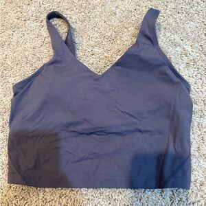 Purple Crop Tank Top